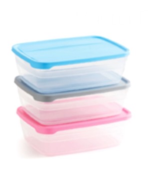 3 Pack Food Storage Container 0.6L
